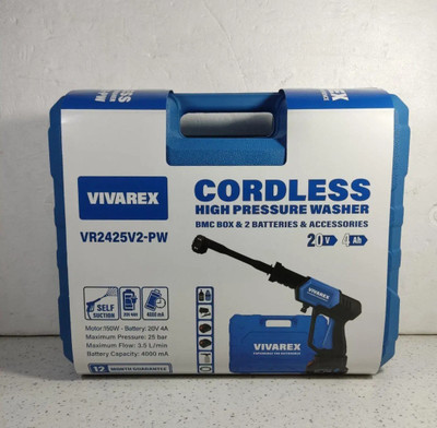 کارواش شارژی 20 ولت دو باتری ویوارکس VR2425V2-PW