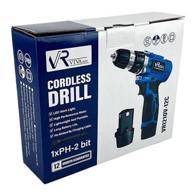 دریل پیچ گوشتی شارژی تک باطری ویوارکس مدل VR1210V-12C