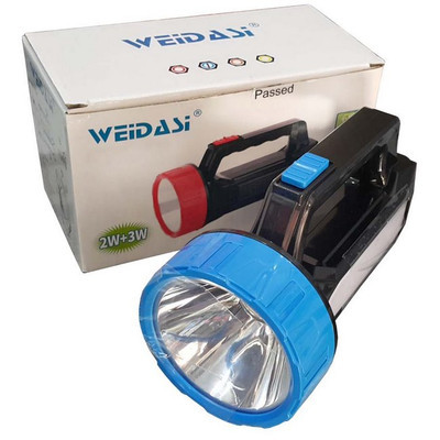 چراغ قوه شارژی ۲ کاره خورشیدی ویداسی WD-562S