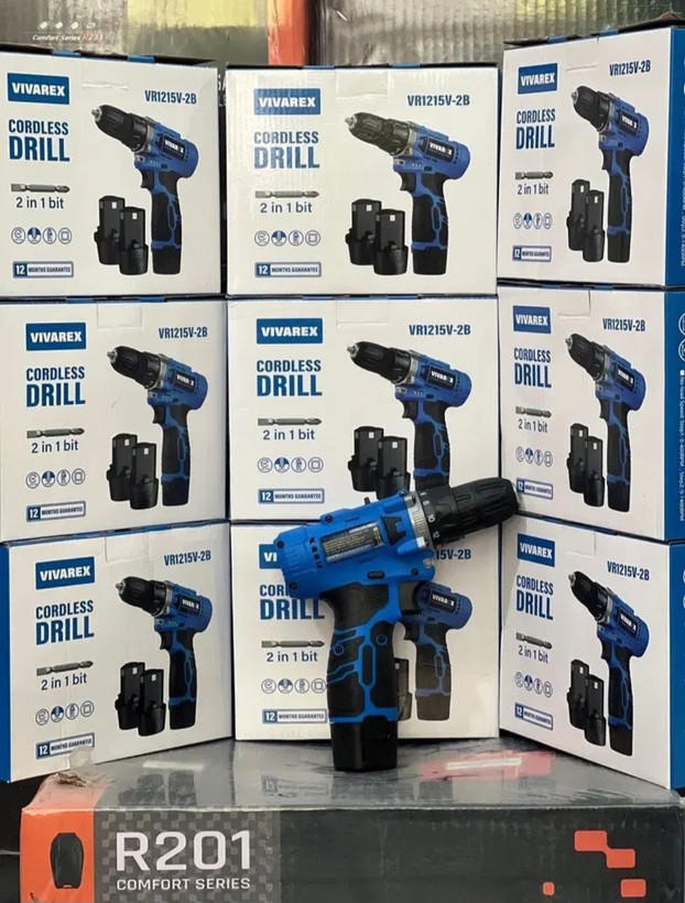 دریل پیچ گوشتی شارژی 10 میلی متری 12 ولت ویوارکس مدل VR1215V-2B