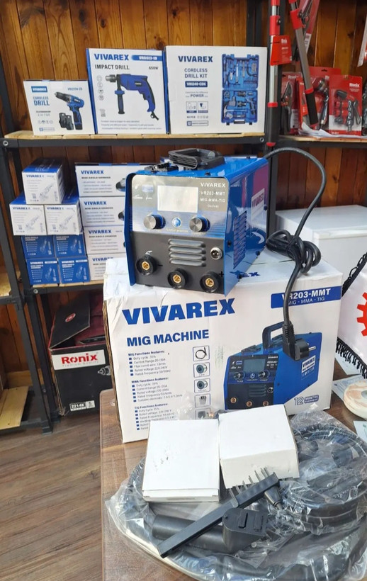 دستگاه جوش سه کاره ویوارکس مدل VR203-MMT با روش جوش MIG و TIG