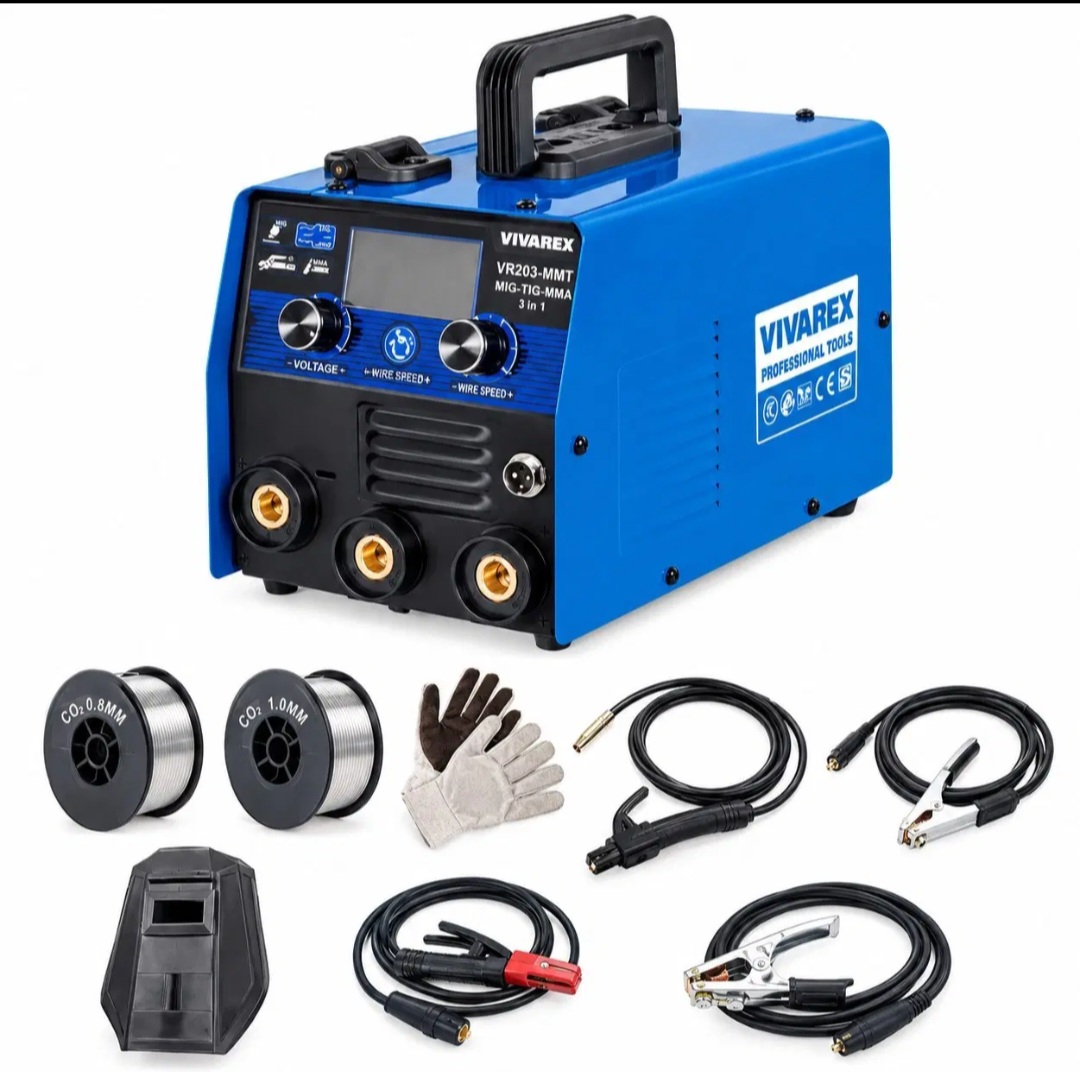 دستگاه جوش سه کاره ویوارکس مدل VR203-MMT با روش جوش MIG و TIG