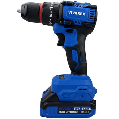 دریل شارژی ویوارکس چکشی موتور براشلس VR2010-BLX