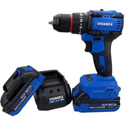 دریل شارژی ویوارکس چکشی موتور براشلس VR2010-BLX